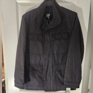 Michael Kors Black Military Field Jacket